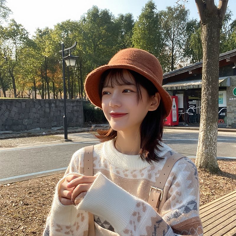 korean fashion bucket hat
