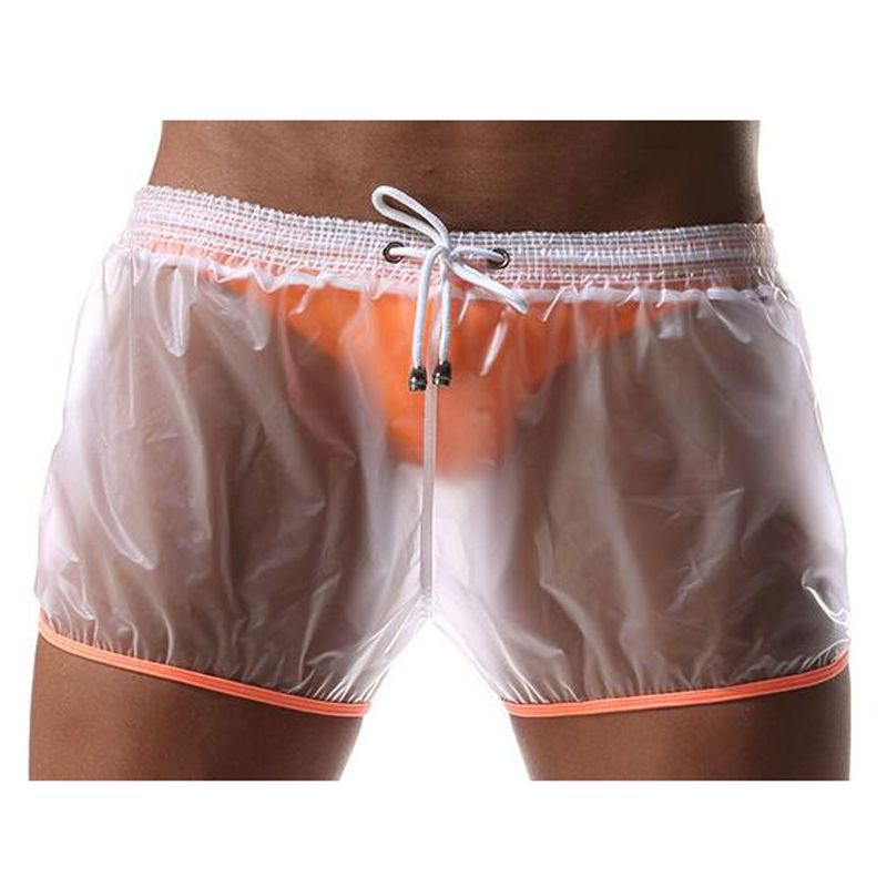 2020 Transparent Waterproof Beach Shorts Homme Men Quick ...