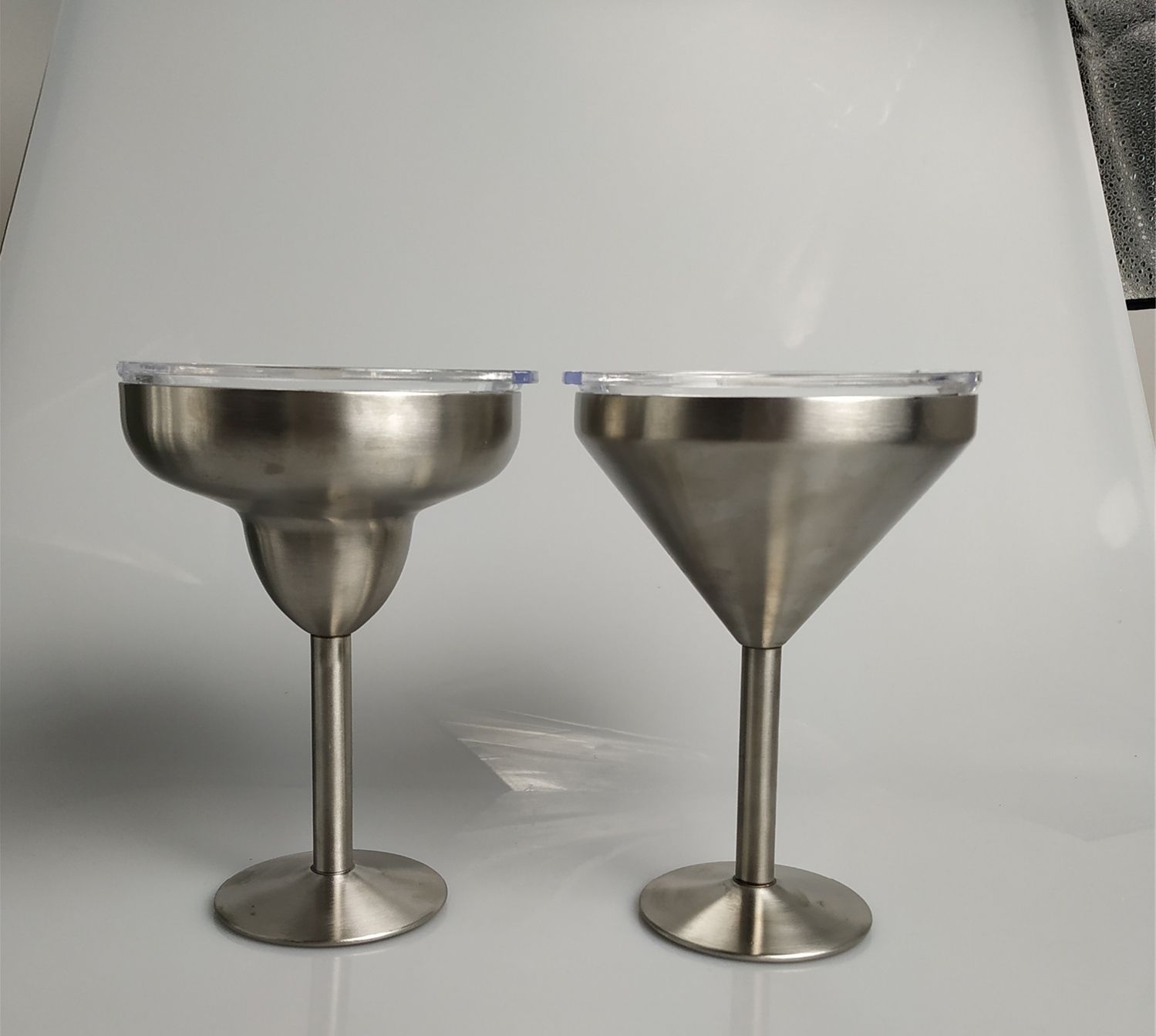 2021 Margarita Cup 8 OZ Double Walled Stainless Steel Wine Glasses