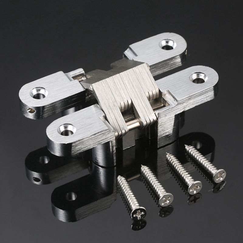 4 Cross Door Hinge Stainless Steel Hidden Folding Door Cross Hinges