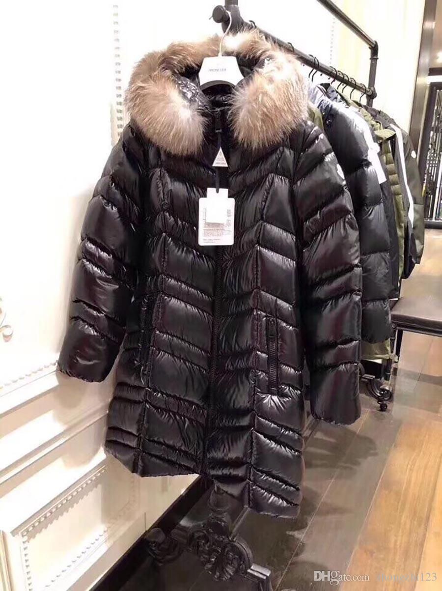 Designer Down Coats With Fur Hood Tunkie