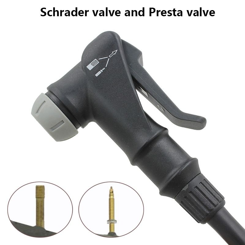 Bicycle Pump Nozzle Hose Adapter Accessory Dual Head Parts Service Converter New