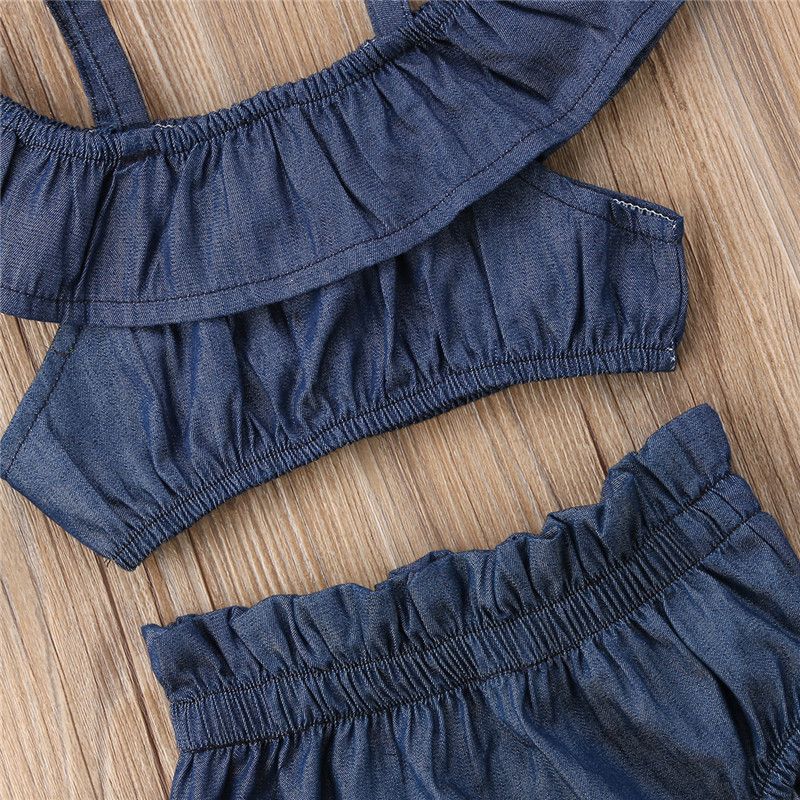 baby girl denim outfit