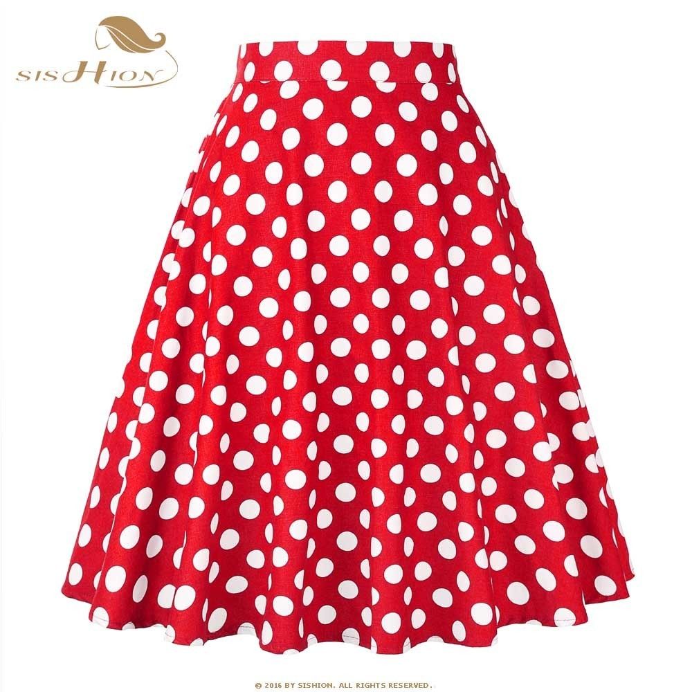 black and white polka dot skirt plus size