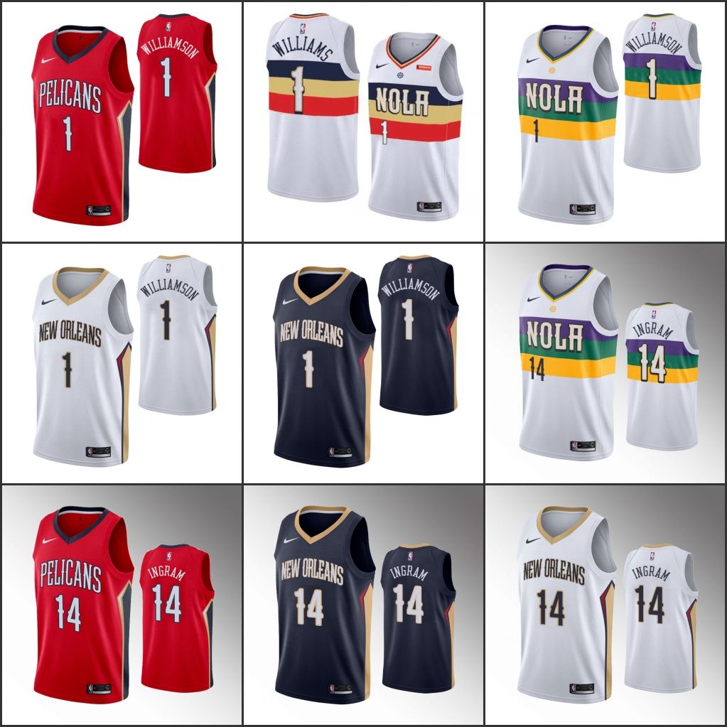 brandon ingram pelicans jersey