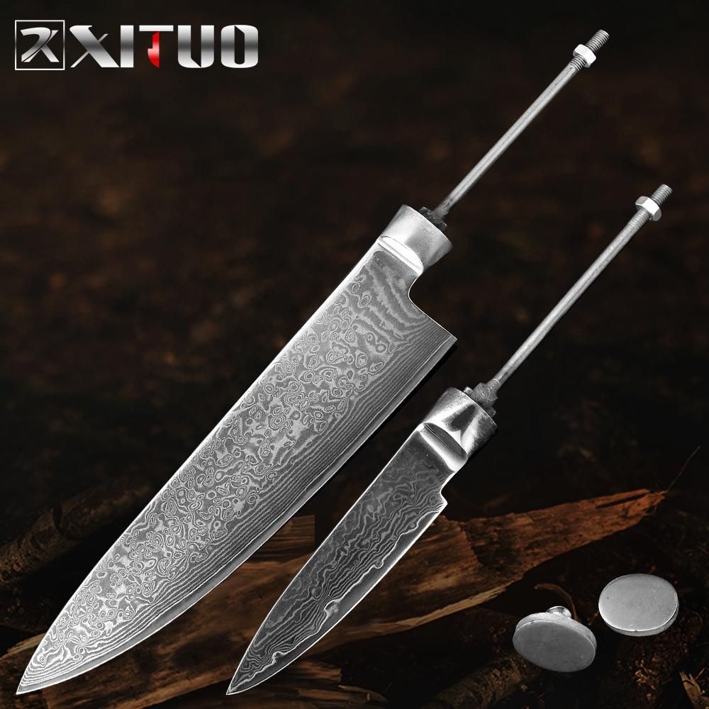 Xituo Chef Knife Damascus Steel Blade Vg10 Handmade Material Semi