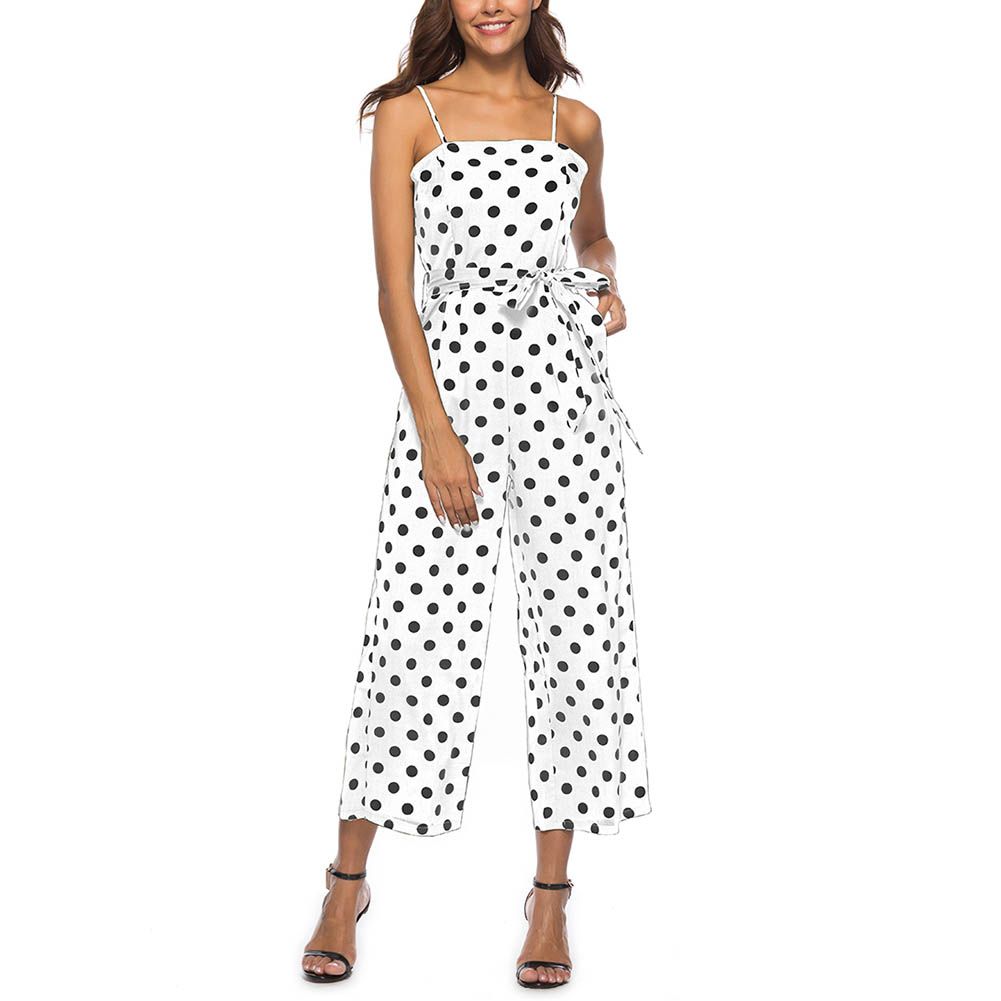 polka dot romper pants