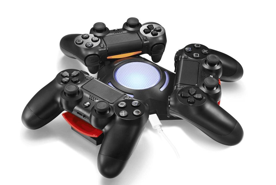 For Ps4 Controller Charger Station Bracket 3 Game Controller Usb Charging Base For Ps4 Slim Pro From Phonef1 48 39 Dhgate Com