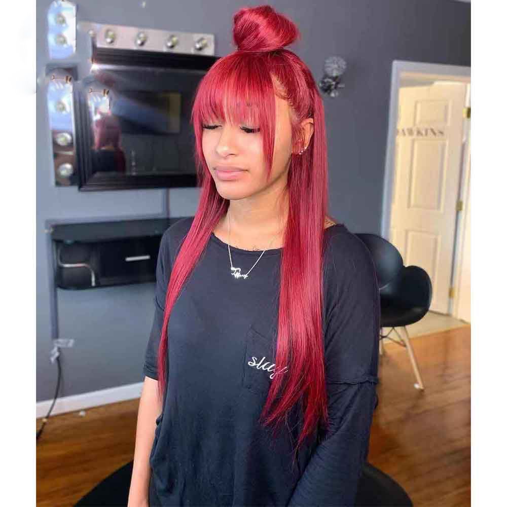 bang wigs human hair