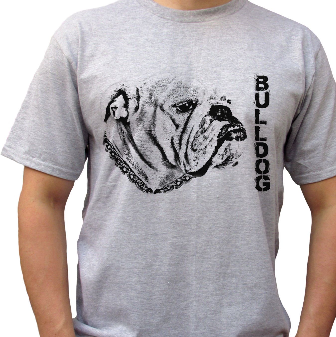 Polera Diseño Perro Bulldog Modelo 64 Hombre Polera Diseño Perro Bulldog Modelo 64 Hombre