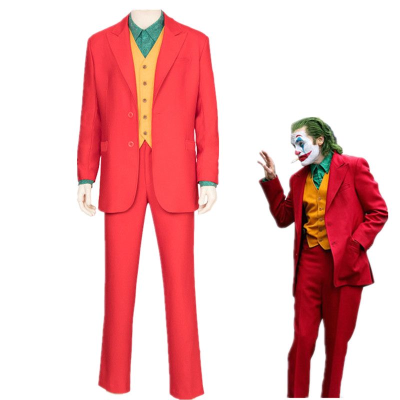 vistazo regla Desplazamiento 2019 Movie Joker Cosplay Arthur Fleck disfraz adulto disfraz de Halloween conjunto completo vistazo regla Desplazamiento 2019 Movie Joker Cosplay Arthur Fleck disfraz adulto disfraz de Halloween conjunto completo