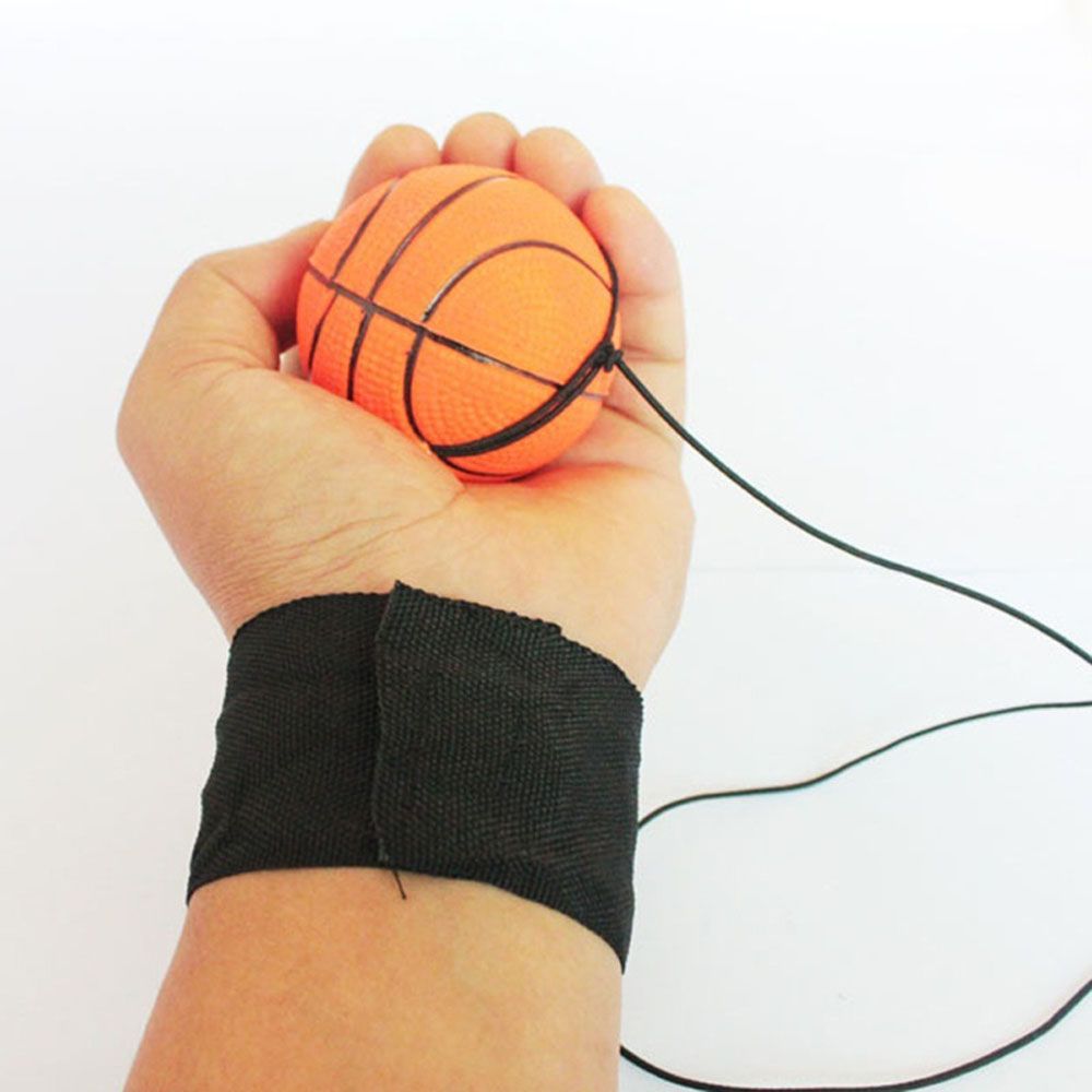 Bouncy Wrist Band Ball Toy Elastic Rubber Ball For Wrist Exercise Hand