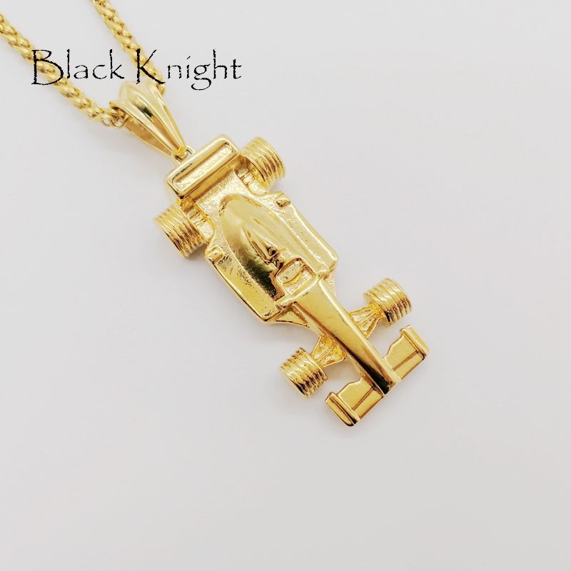Wholesale New 316L Stainless Steel F1 Racing Car Pendant Hip Hop