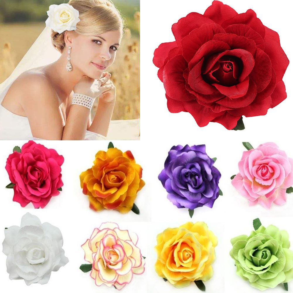 red rose headdress