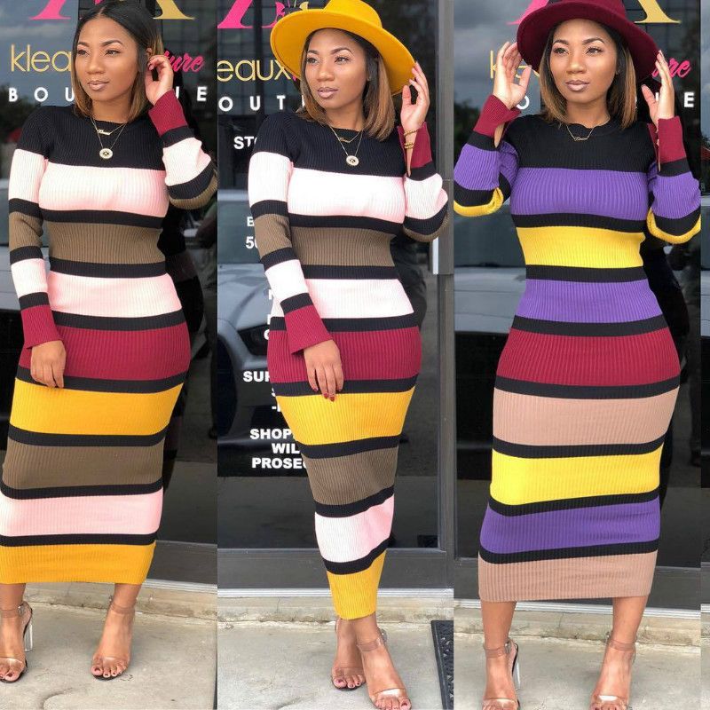maxi ribbed bodycon dress