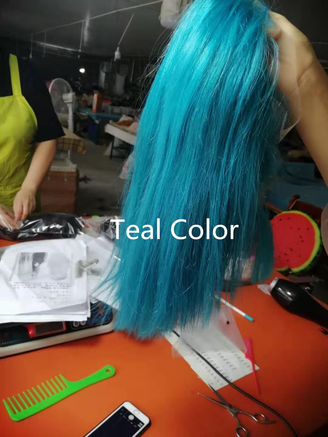 Pink Short Bob Wig For Black Women Human Hair Wigs 9a Pink Green