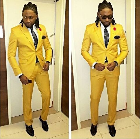 Yellow coat pant design Clearance