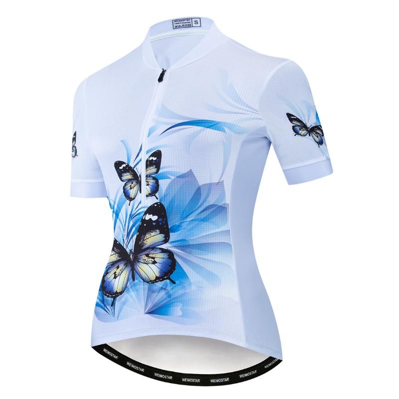 FDX Femmes Maillot De Cyclisme Demi-manches TOP RACING TEAM Respirant Vélo Shirt 