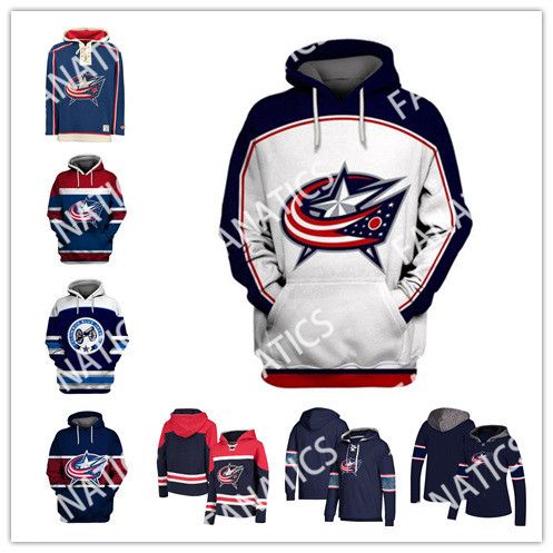 blue jackets jersey hoodie