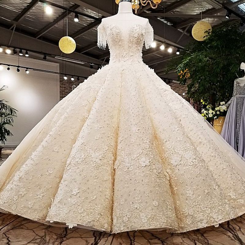 luxury wedding gown