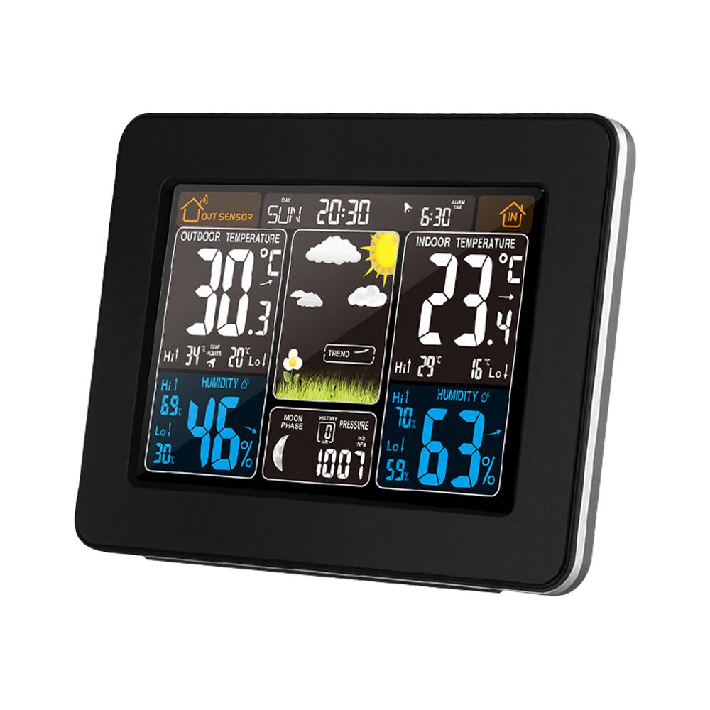 LCD Wireless Weather Station Indoor Outdoor USB Digital Alarm Clock Accessory LCD Wireless Weather Station Indoor Outdoor USB Digital Alarm Clock Accessory