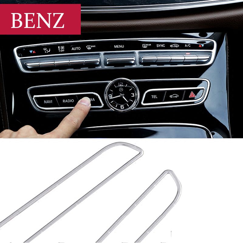 Per MERCEDES BENZ CLASSE C E w205 w213 AUTO FRECCIA PORTA INTERRUTTORE BOTTONE ADESIVO 