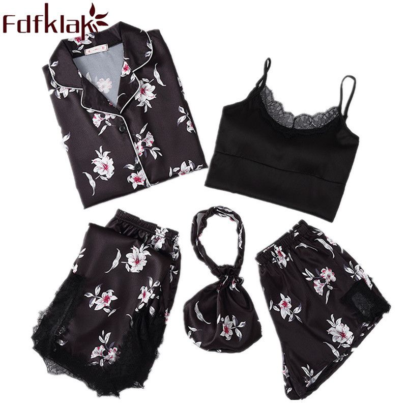 5 pieces night suit