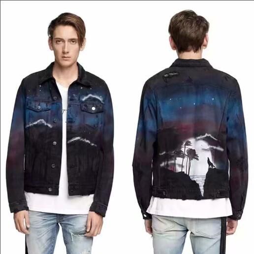 amiri wolf denim jacket