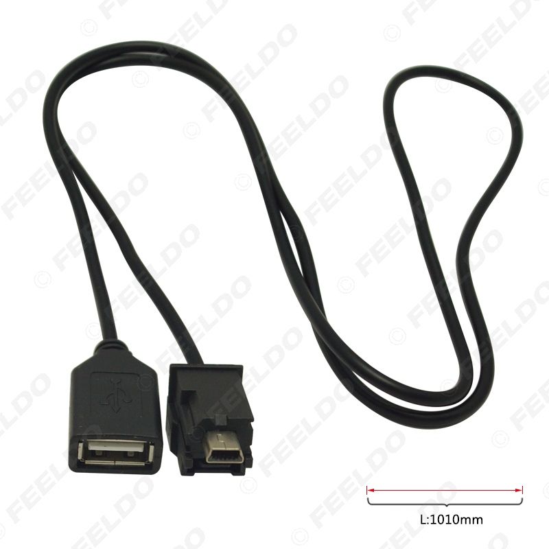 Car Audio Radio USB al adaptador del cable del interruptor mini USB para Nissan X-Trail Bluebird Sylphy # 5661