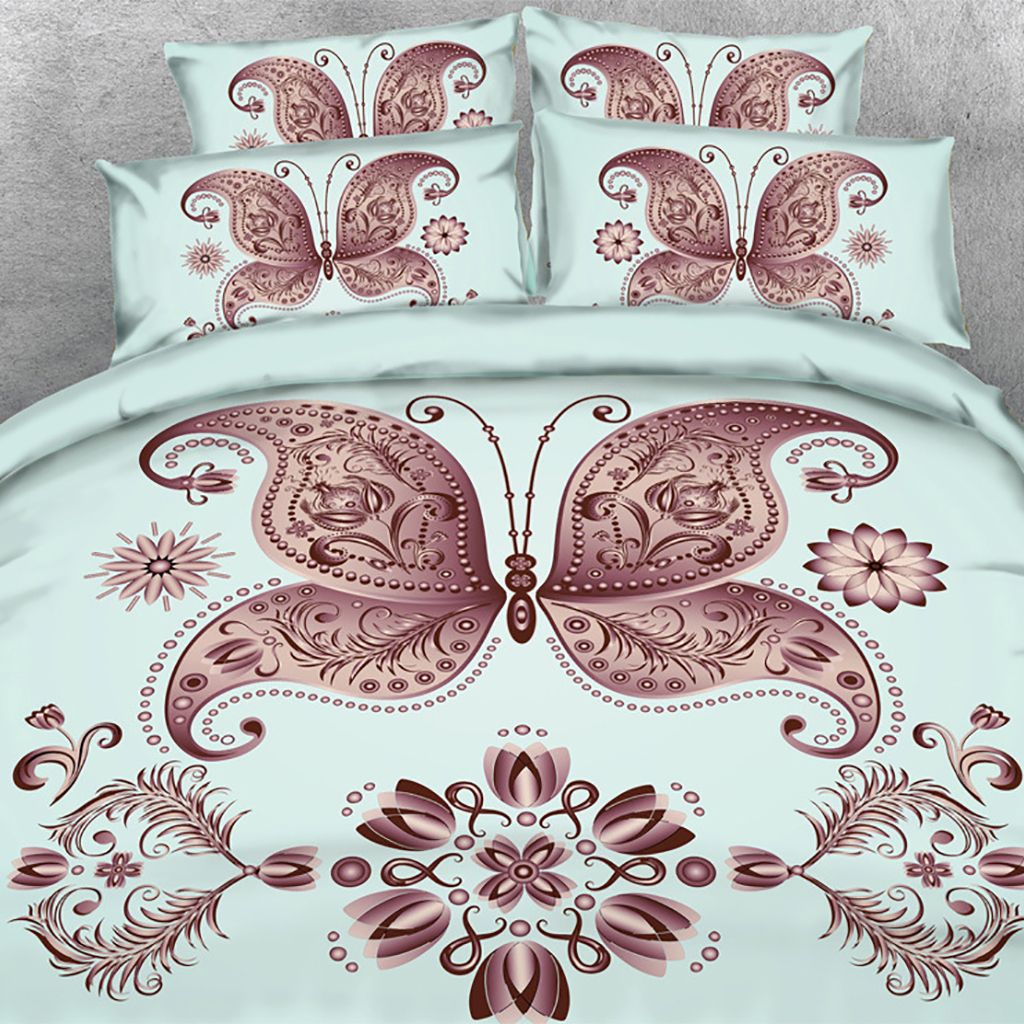 3d Floral Animal Butterfly Print Duvet Cover Set Bedding With