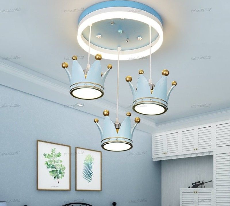 compre rosa europea estilo de la corona de la lampara para habitaciones de ninos muchacha ligera dormitorio sala de la princesa de la personalidad la