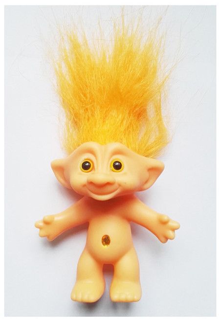 2019 10cm Magic Hair Elves Funny Troll Doll Novelty Plastic Ugly