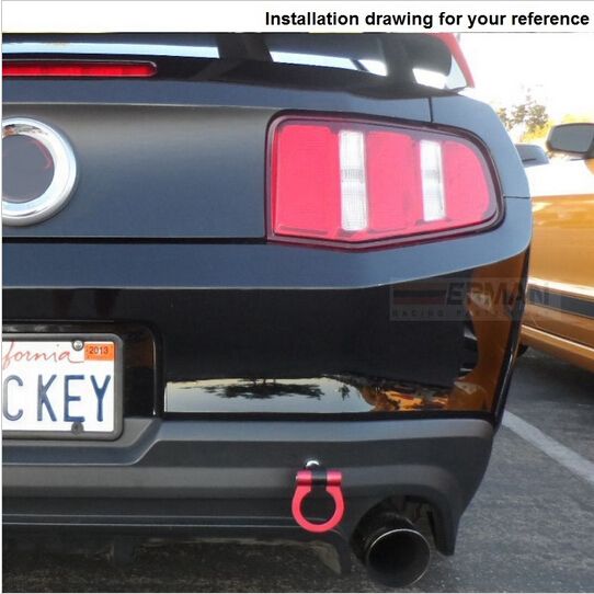 Crochet remorquage tow hook arriere JDM NOIR universel toyota honda subaru bmw