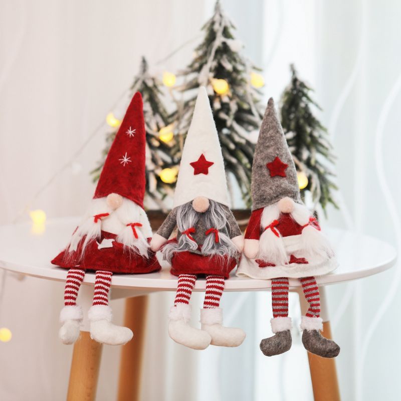 Acheter 19 Joyeux Noel Suedois Pere Noel Gnome En Peluche Poupee Ornement Fille Elf Toys Party Maison De Vacances Decoration Dinterieur Enfants Cadeau De 21 13 Du Shuishu Fr Dhgate Com