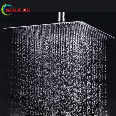 2019 Multiple Sizes Options Retail Polished Chrome Finish Bathroom Square Rain Shower Head Ceiling Wall Top Sprayer From Furnitureshop1 10 86