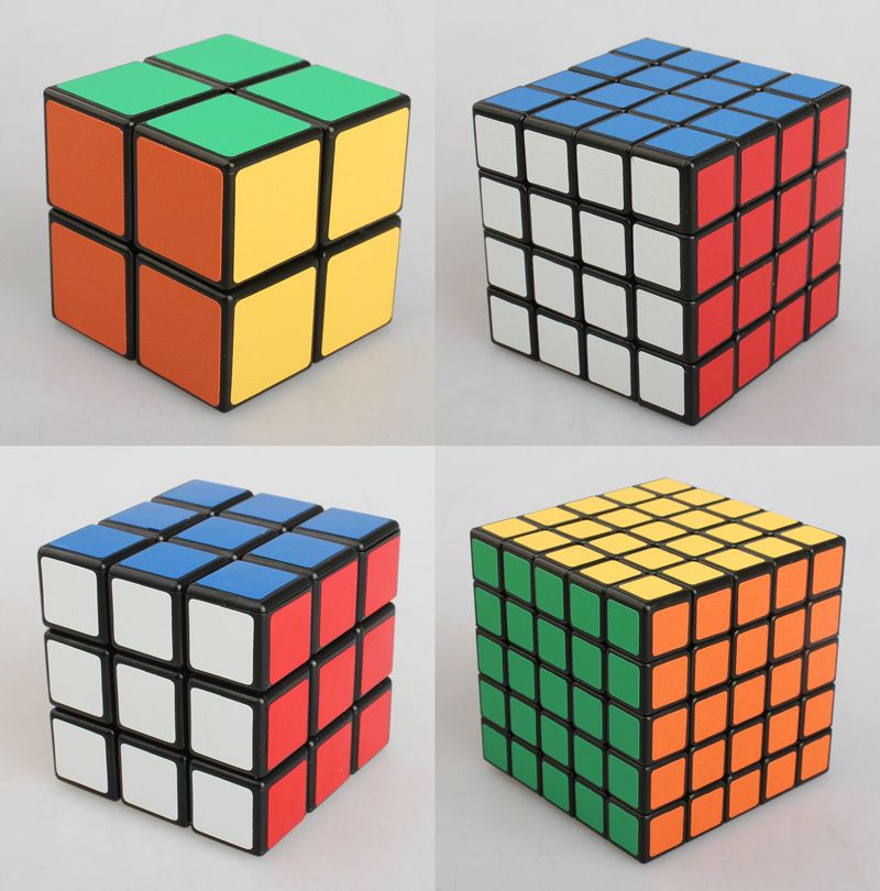 Black 4x4x4 Ultra-smooth Shengshou 4x4 Magic cube Speed spring Twist Puzzle