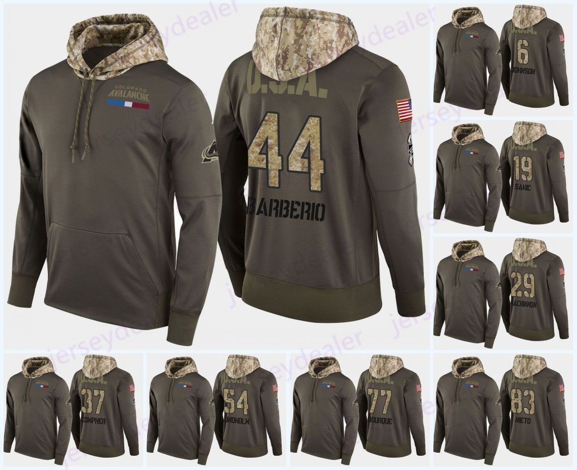 colorado avalanche military jersey