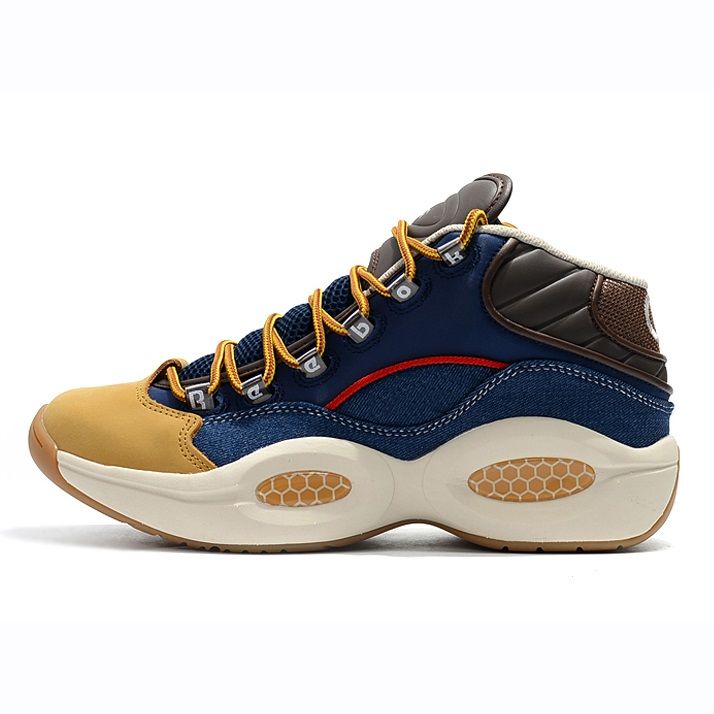 reebok question mid homme beige
