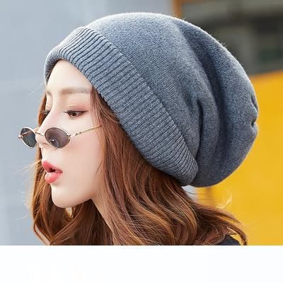 Nine-Tailed Fox Winter Warm Hats,Knit Slouchy Thick Skull Cap Black