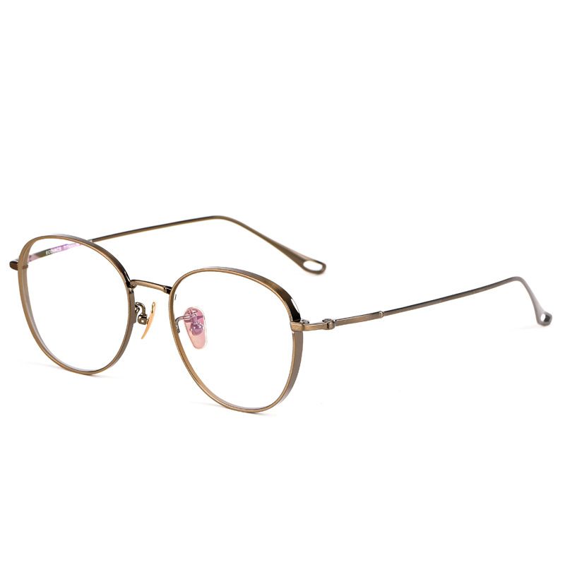 round titanium eyeglass frames