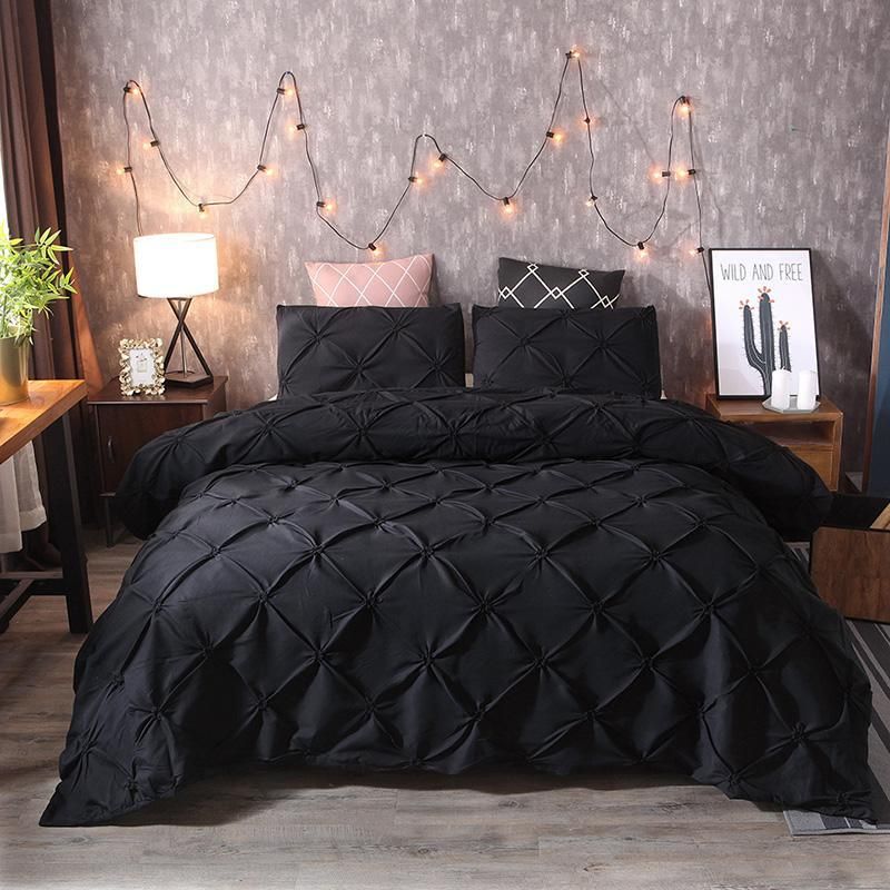 35 Solid Color Bedding Set Black Duvet Cover Sets White King Queen Size