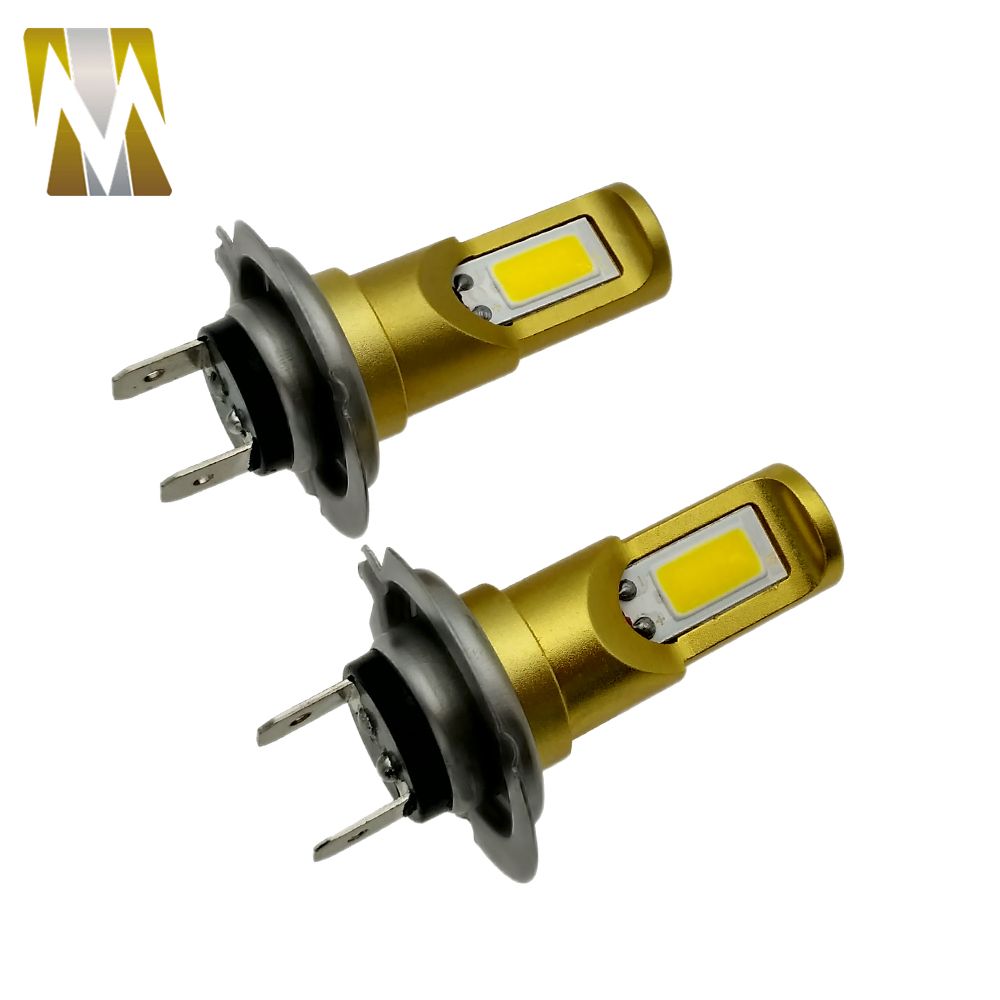 2021 20W H7 Led Car Lights 12V LED Bulb Yellow Fog Lights H8 H11 Car