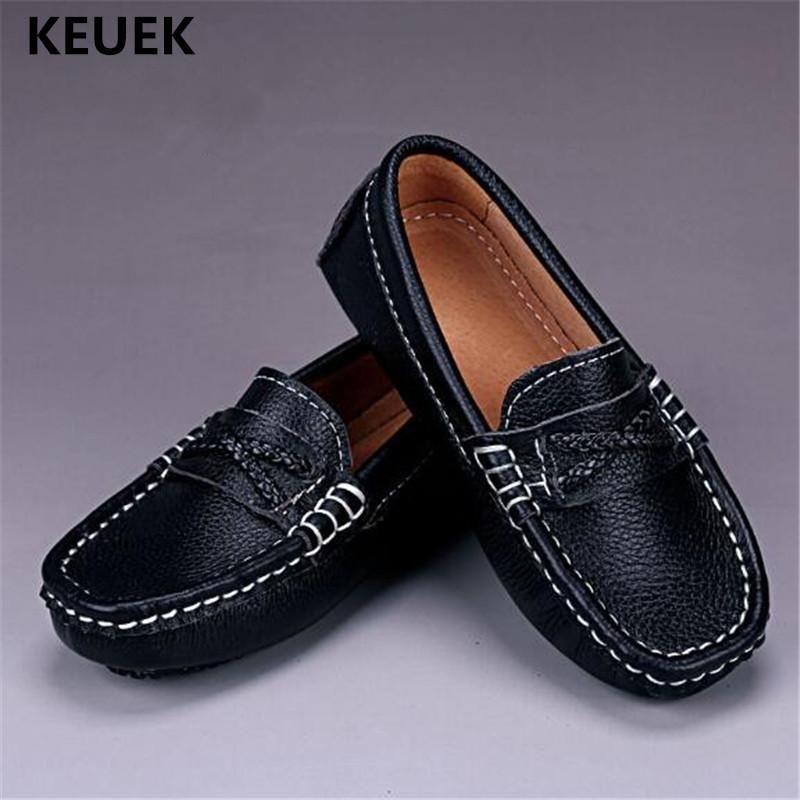 boys black leather dress shoes