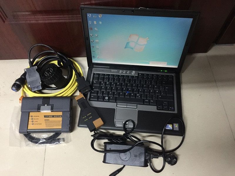 ICOM A2 B C met D630-laptop