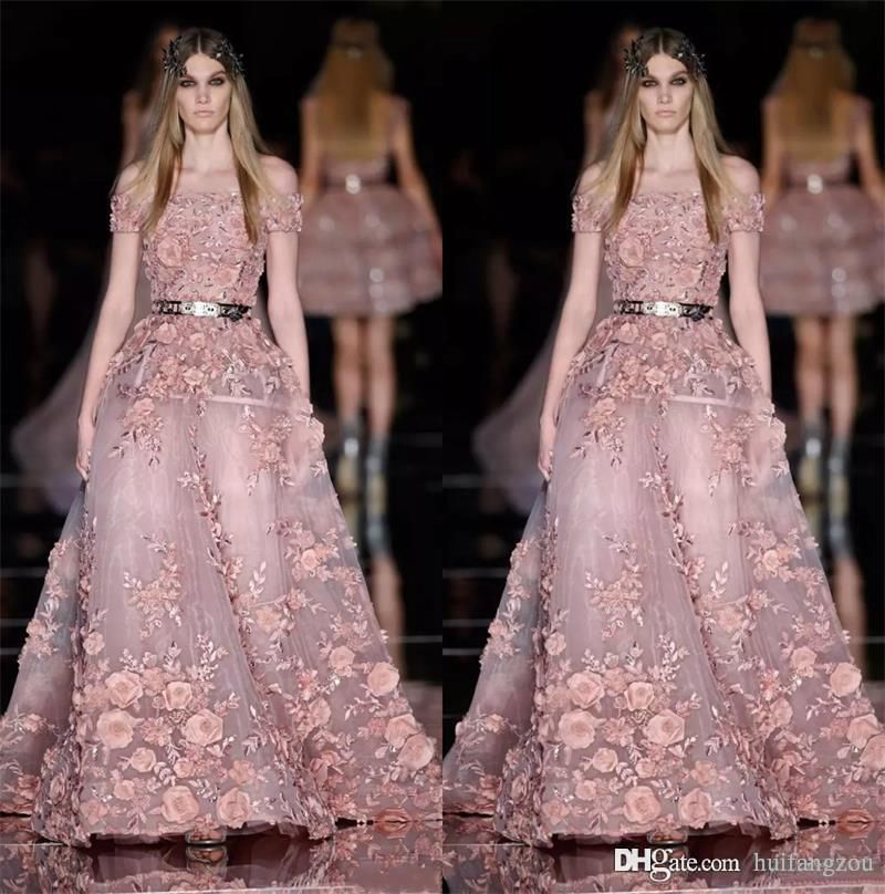 zuhair murad pink dress