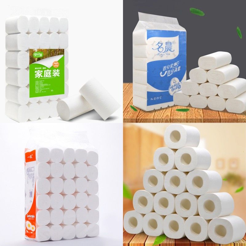 2020 Full Layers Roll Toilet Papers Kitchen Dining Tissue Rolling Napkins Household Cleaning