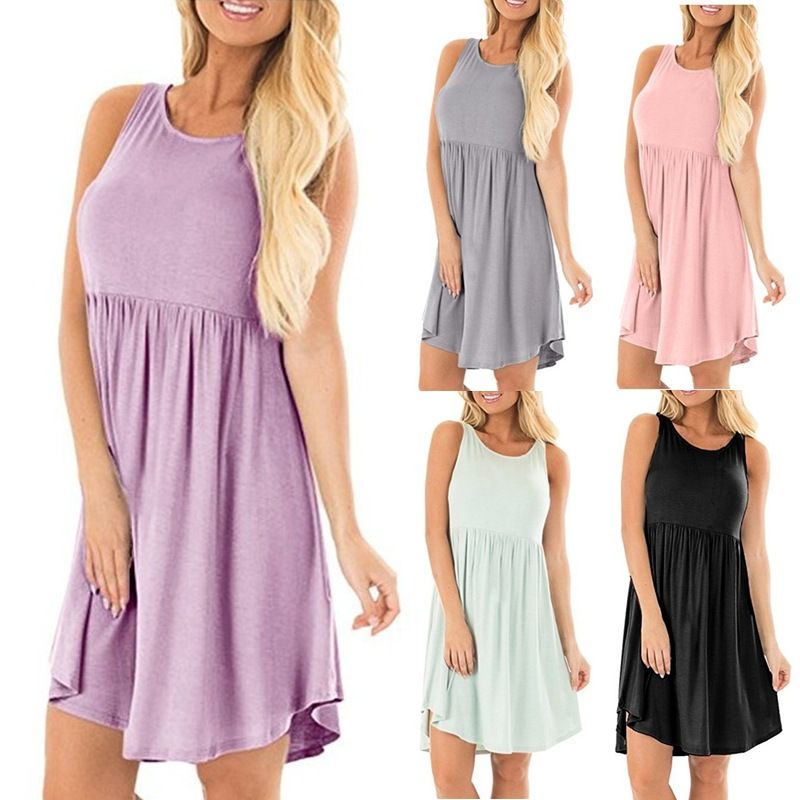 light pink casual dress