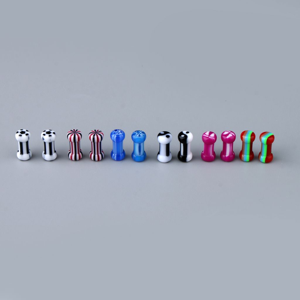 SERYNOW Ear Gauges Plugs and Tunnels Ear Stretcher Expander 6mm-25mm Acrylic Double Flared Screw Plug Piecing Jewelry