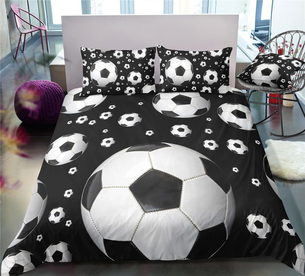 double football duvet cover