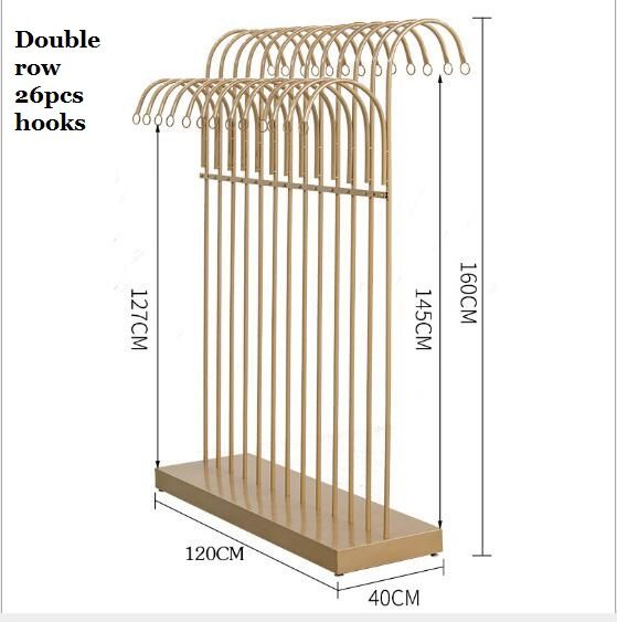 120 * 40 * 160cm Double Row 26pcs krokar